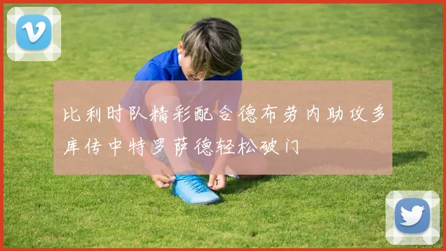 比利时队精彩配合德布劳内助攻多库传中特罗萨德轻松破门